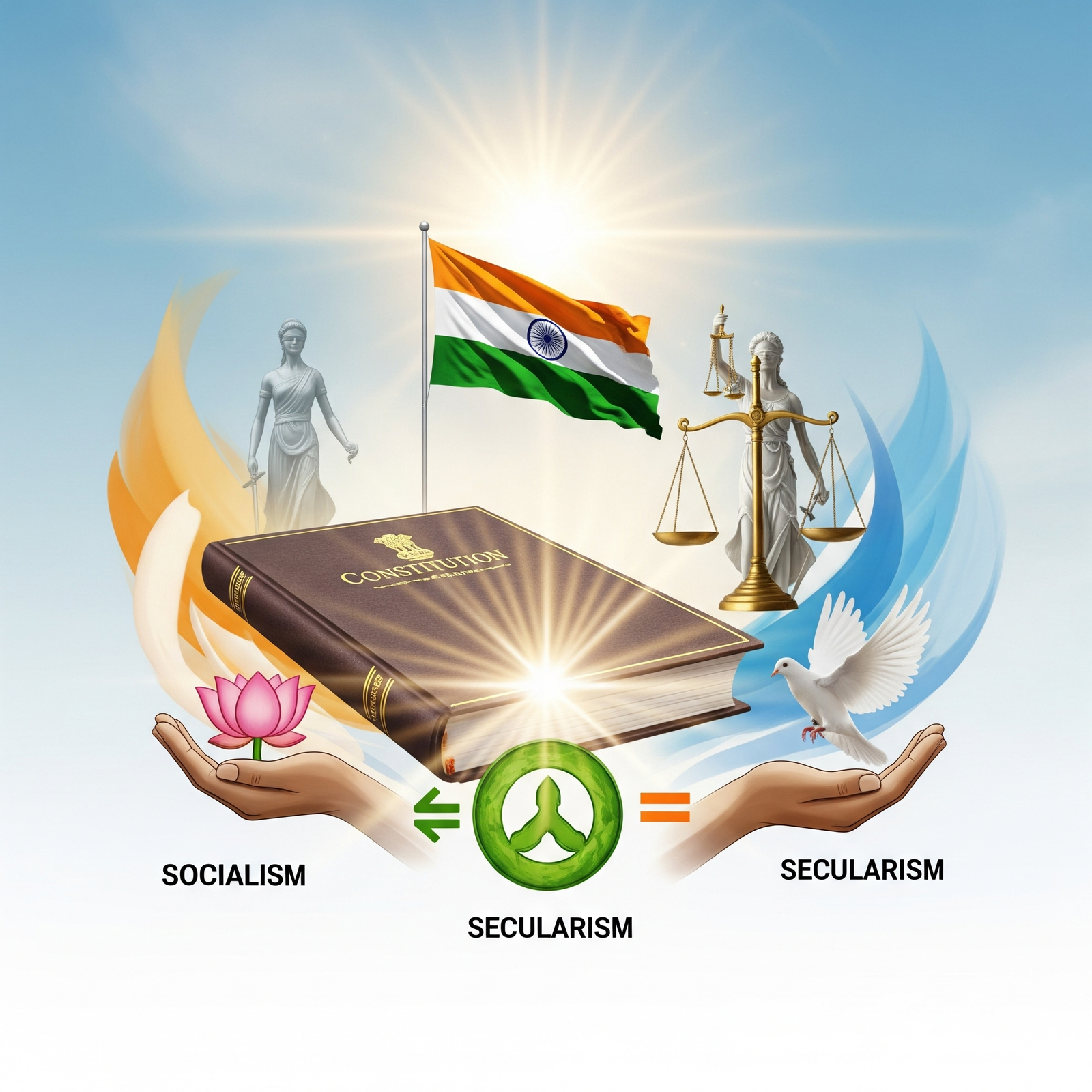 संविधान से 'समाजवाद' और 'धर्मनिरपेक्ष' शब्द नहीं हटाए जाएँगे: सरकार का बड़ा बयान
